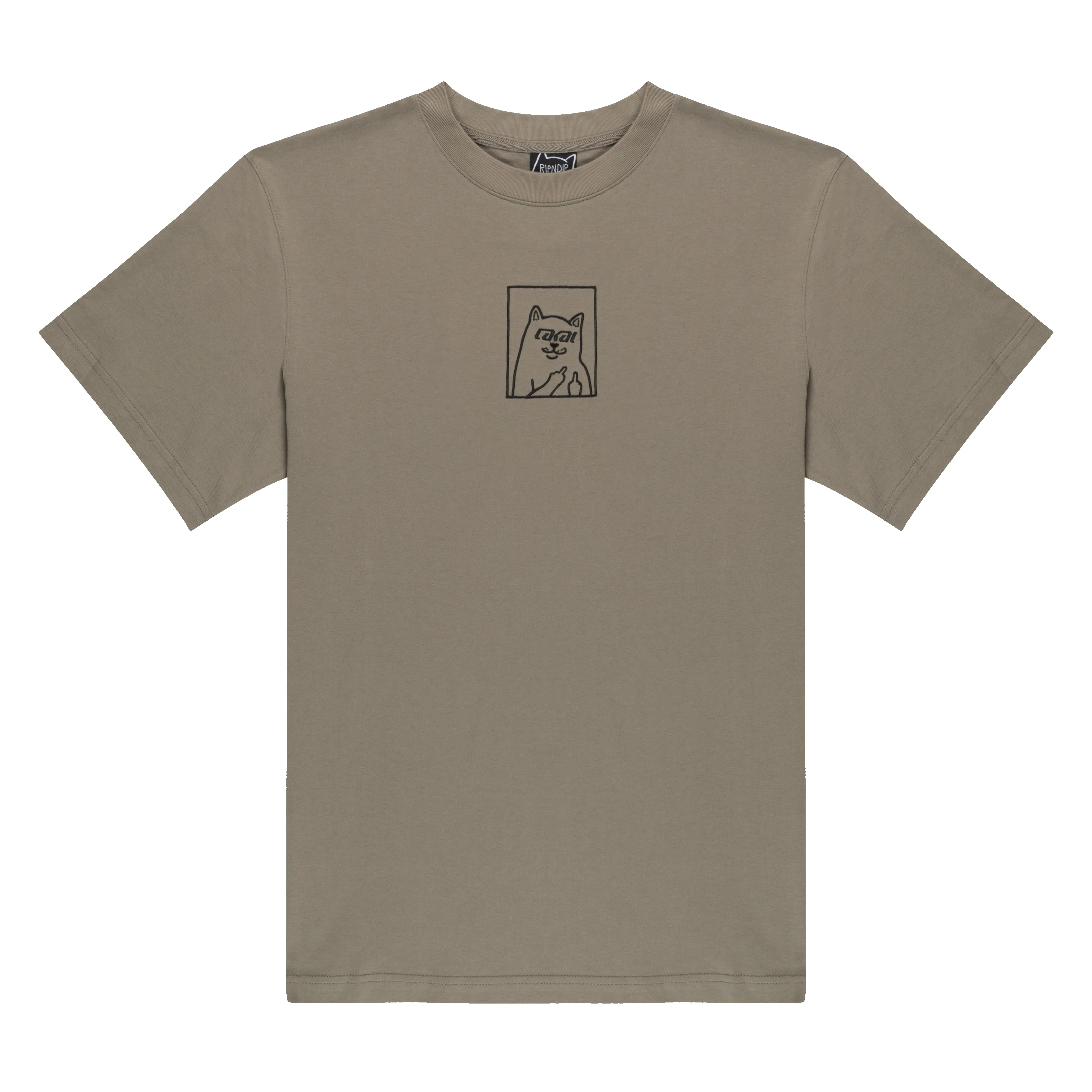 Lakai + Ripndip Lord Nermal Tee (Gray) sold by Ripndip
