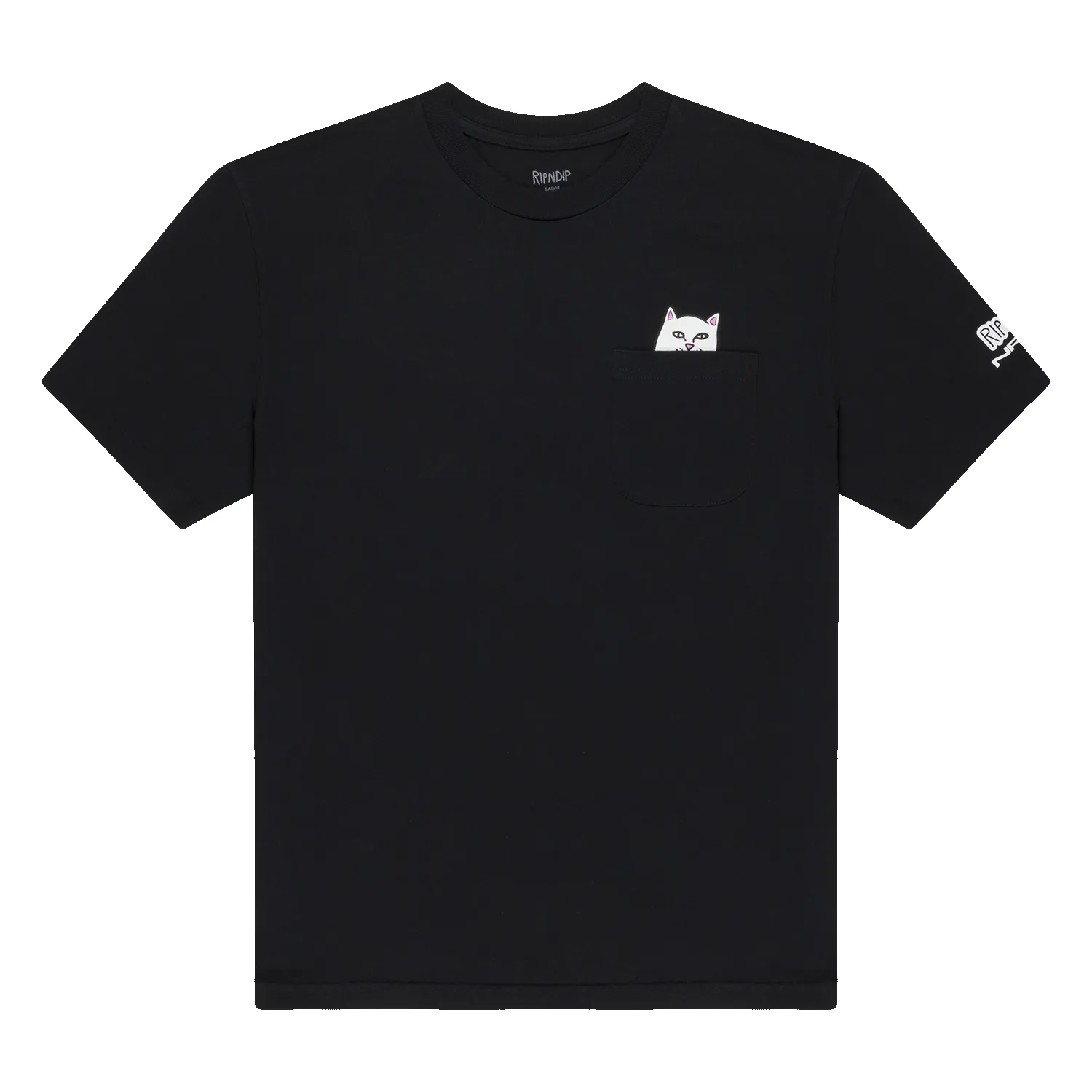 Ripndip x NRG Lord Nermal Pocket Tee (Black) sold by Ripndip