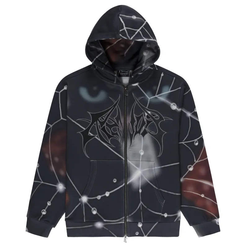 Redemption Zip Up Hoodie (Black Multi) made by Ripndip