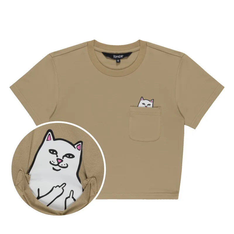 Lord Nermal Cropped Pocket Tee (Tan) made by Ripndip