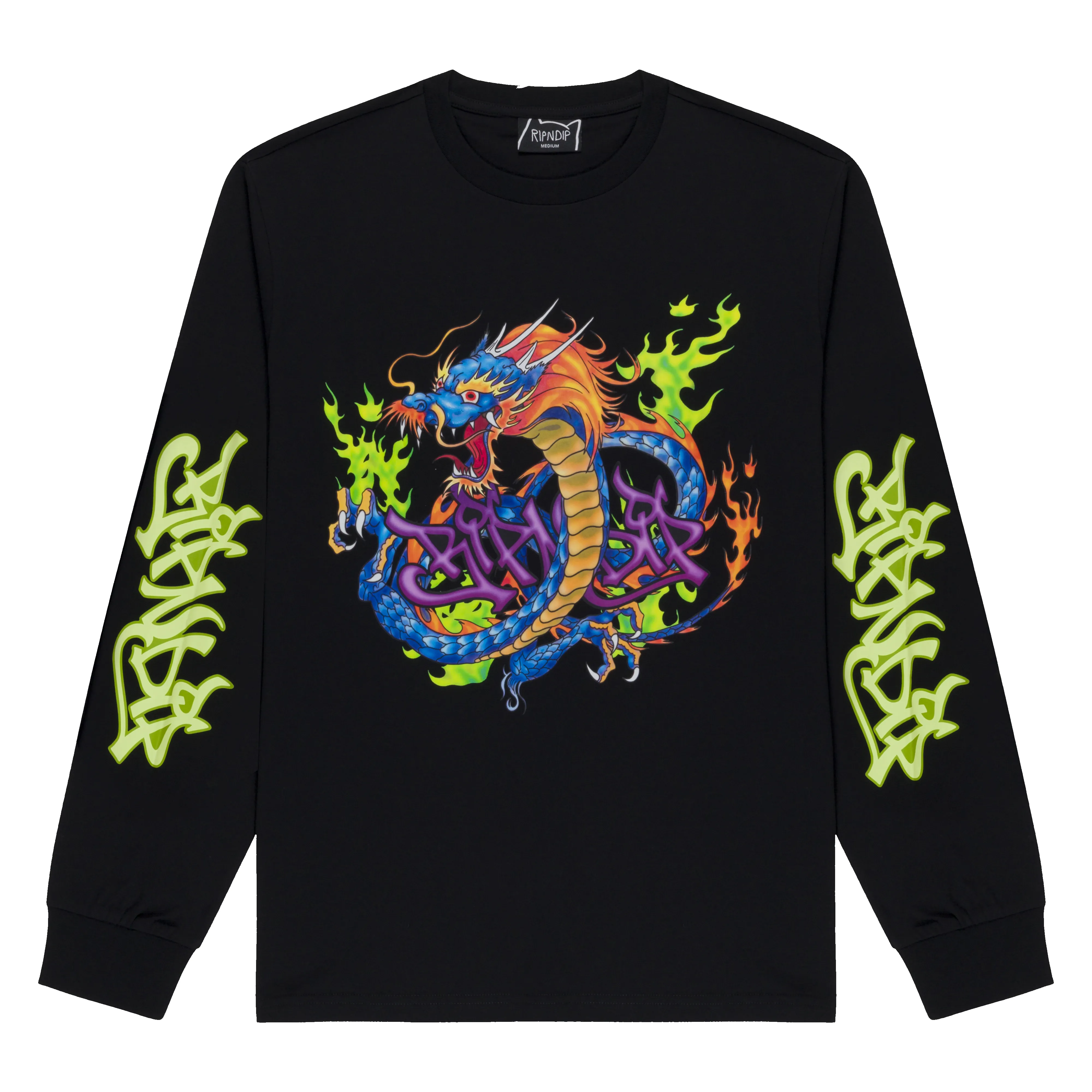 Dragonology Long Sleeve (Black) sold by Ripndip product image thumbnail 3