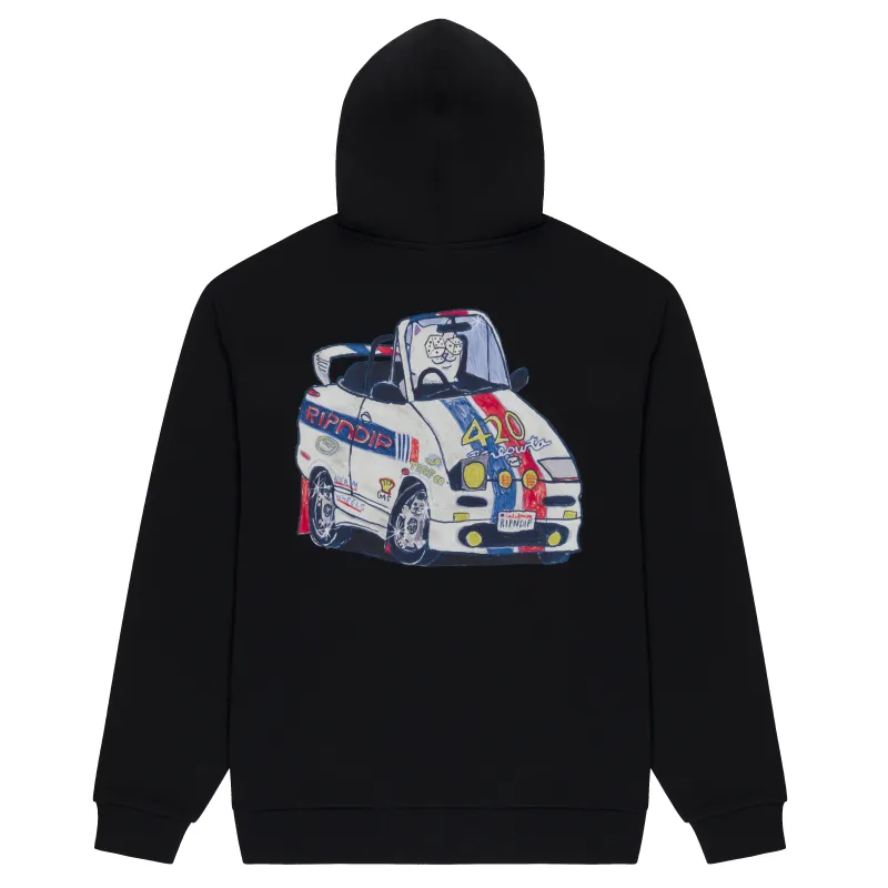 420 MPH Hoodie (Black) made by Ripndip