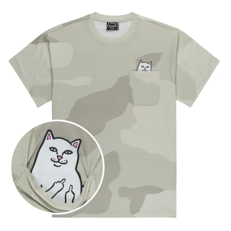 Lord Nermal Pocket Tee (Bone Graffiti Camo) made by Ripndip