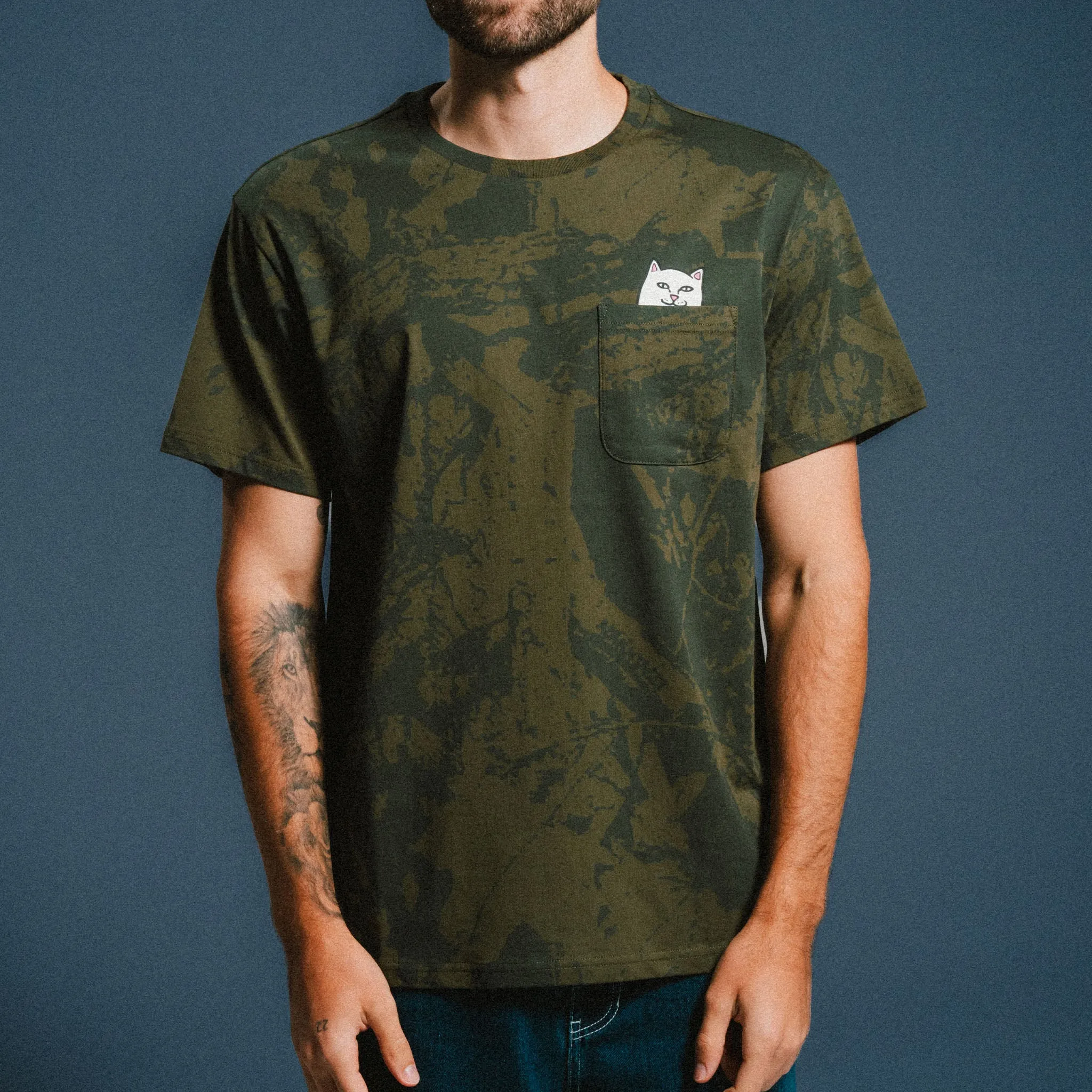 Lord Nermal Pocket Tee (Forest Camo) sold by Ripndip product image thumbnail 4