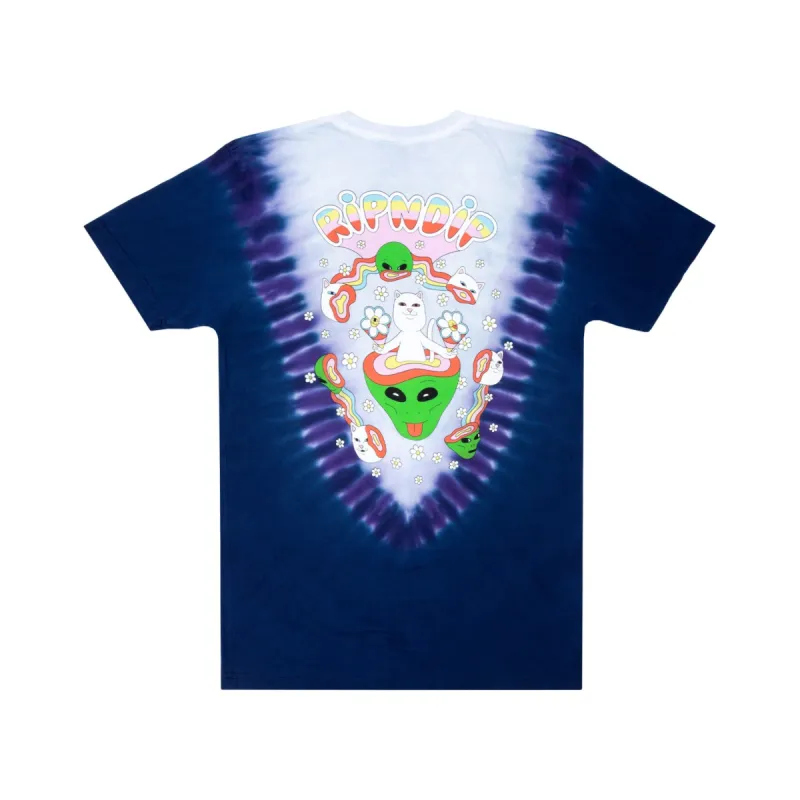 In A Haze Tee (Purple U Dye) sold by Ripndip