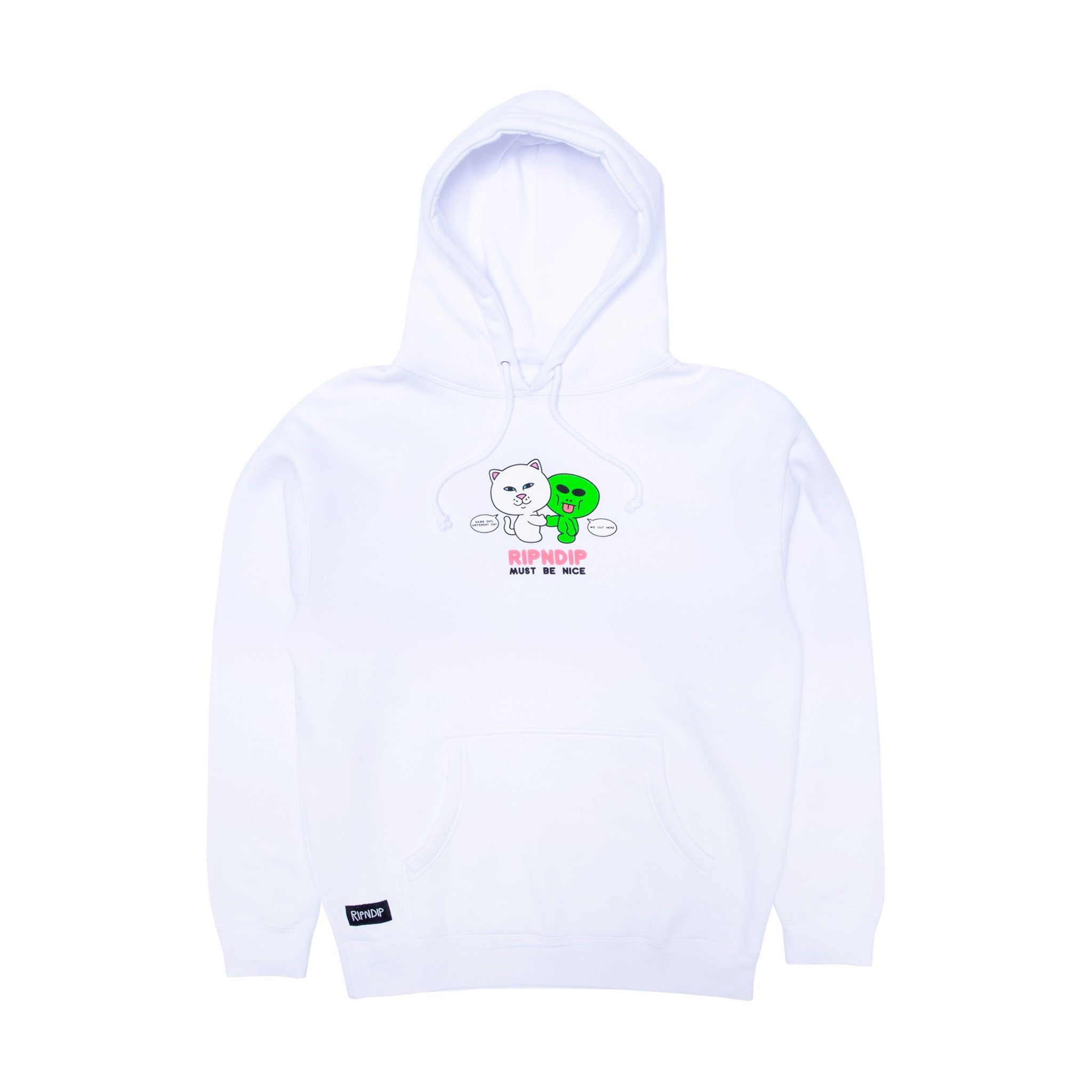 Buddy System Hoodie (White) sold by Ripndip