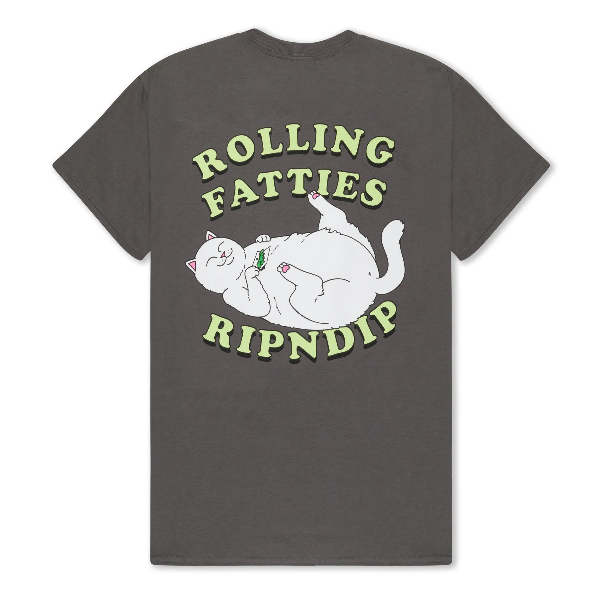 Rolling Fatties Tee (Charcoal) sold by Ripndip product image thumbnail 2