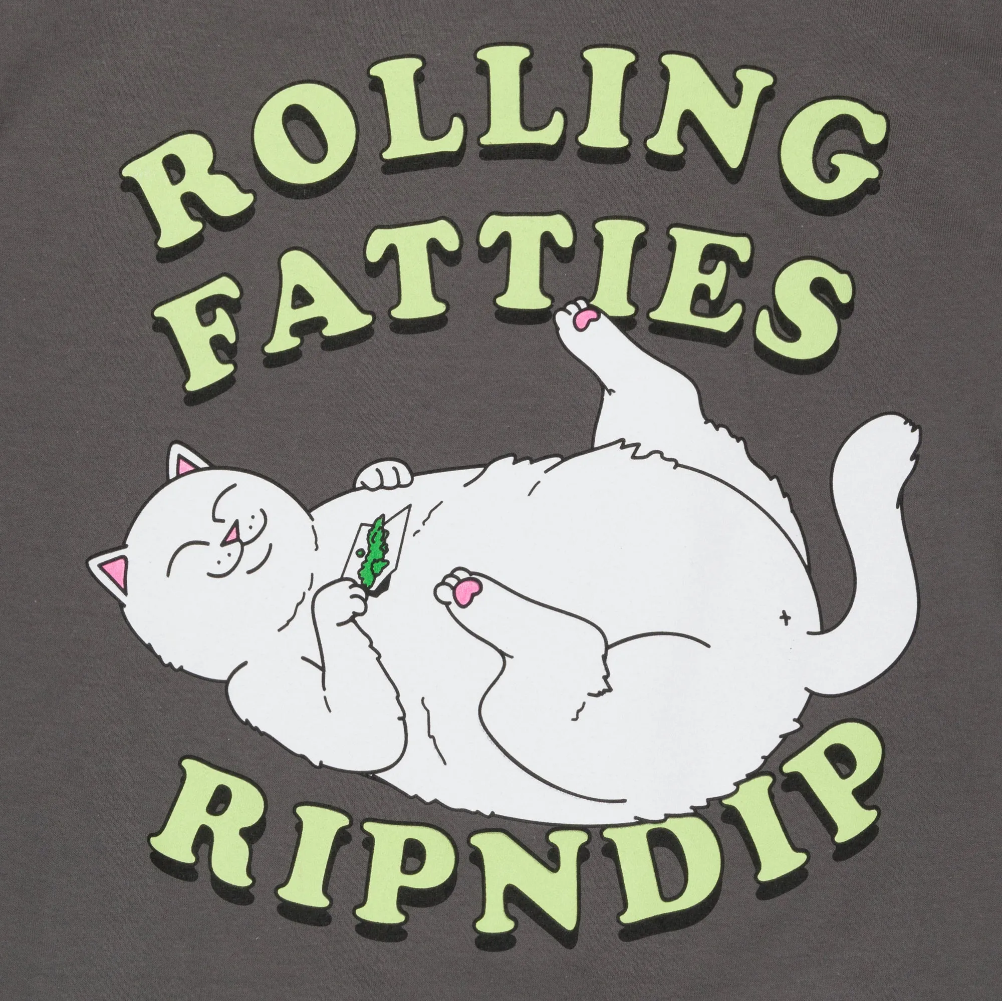 Rolling Fatties Tee (Charcoal) sold by Ripndip product image thumbnail 3