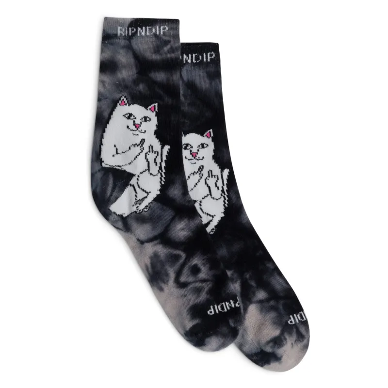 Lord Nermal Mid Socks (Charoal Wash) sold by Ripndip