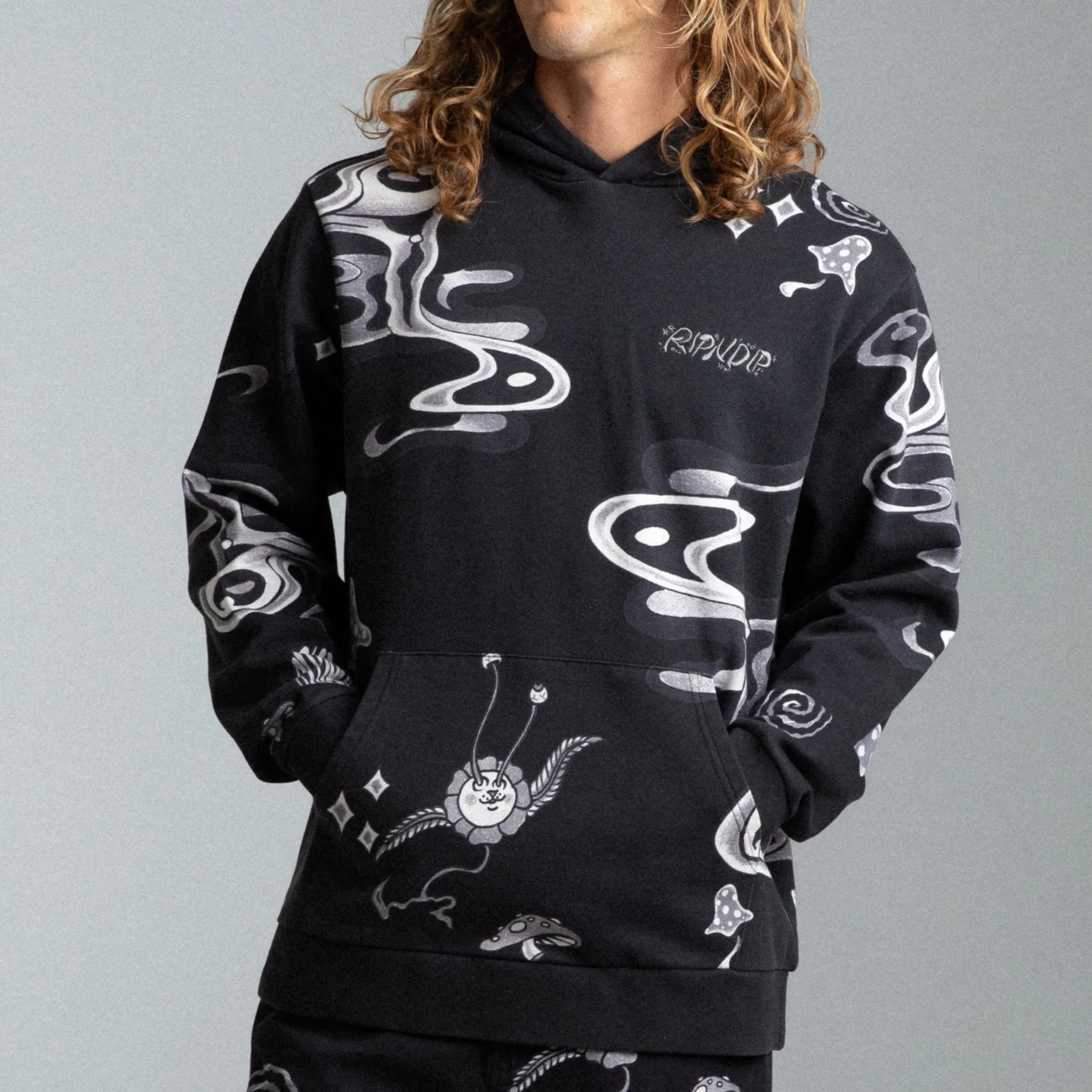Space Walk Hoodie (Black) sold by Ripndip product image thumbnail 2