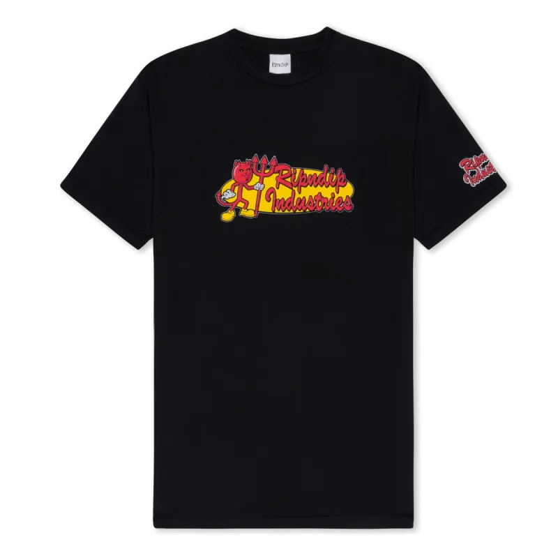 Ripndip Industries Tee (Vintage Black) sold by Ripndip