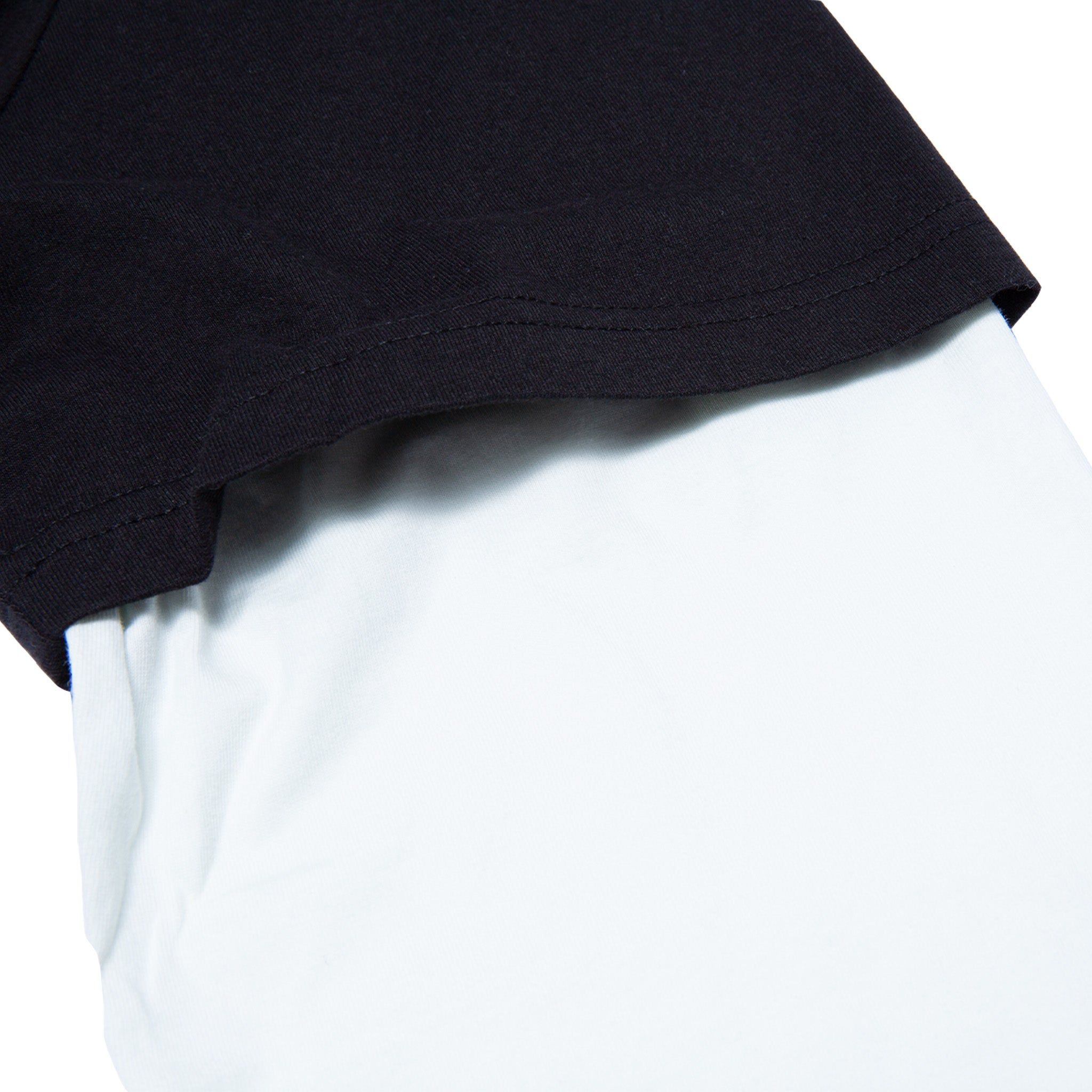 Bunched Up Double Sleeve Tee (Black/Tie Dye) sold by Ripndip product image thumbnail 4