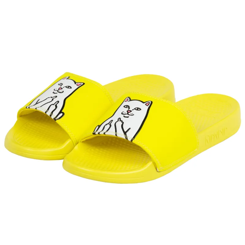 Lord Nermal Slides (Safety Yellow) sold by Ripndip