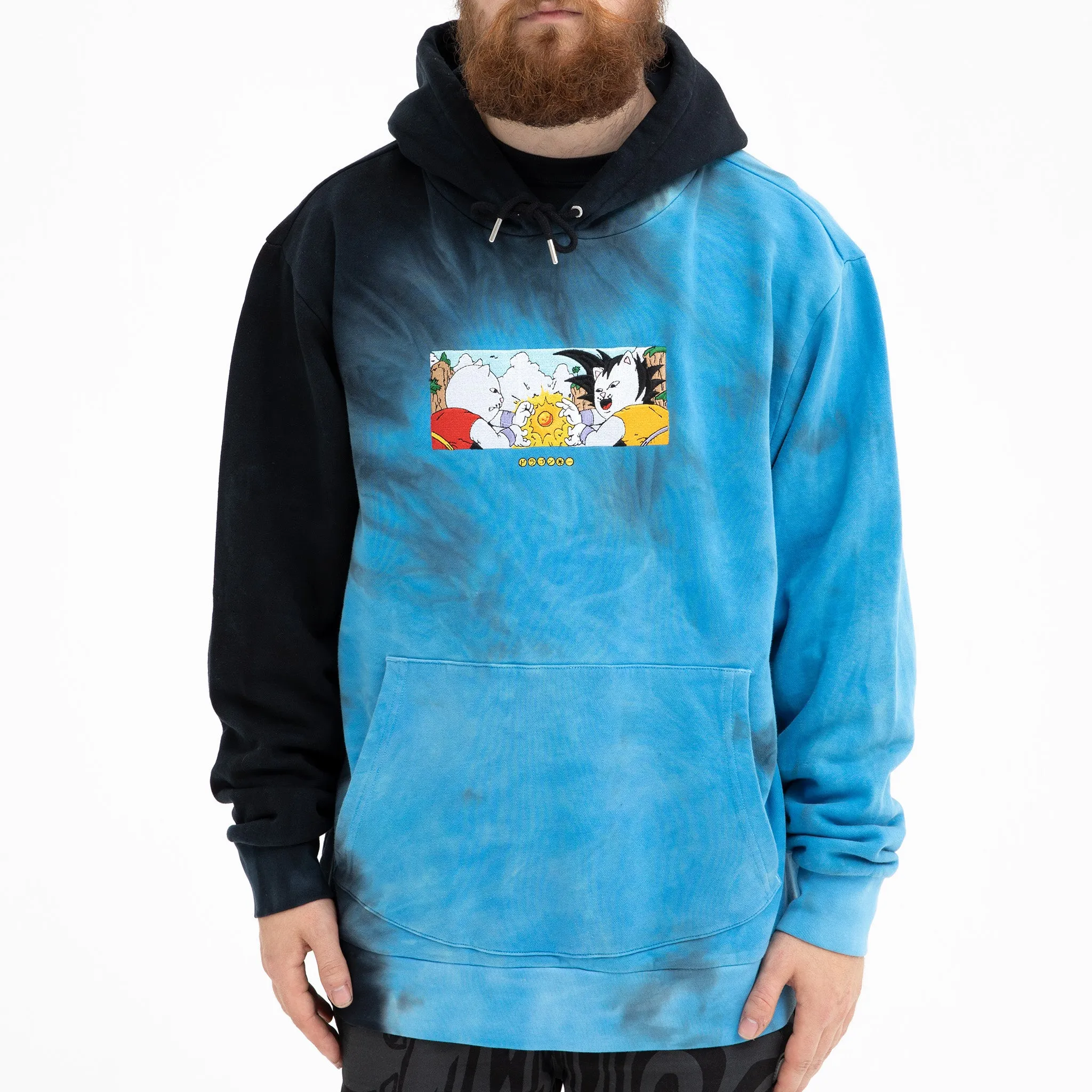 Nermku Battle Hoodie (Black/Blue Dye) sold by Ripndip product image thumbnail 2