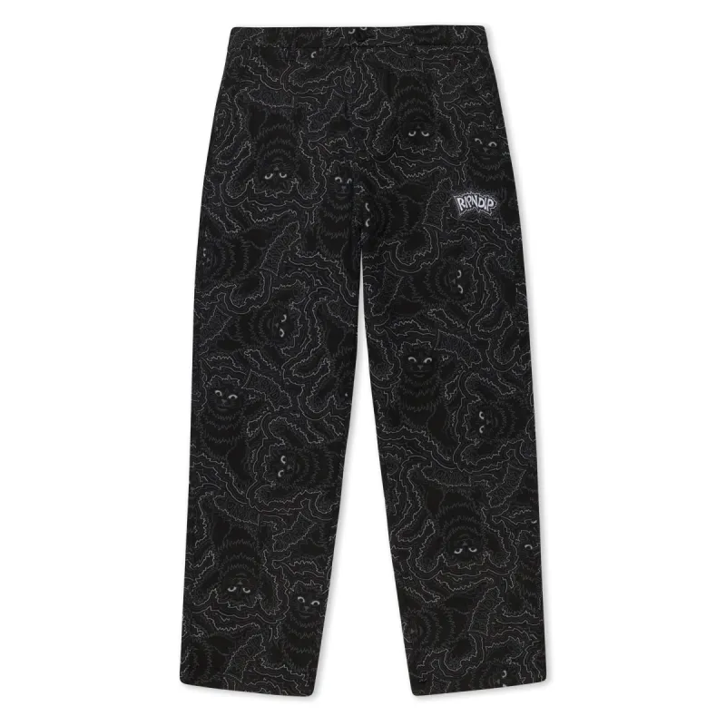 Big Pussy Energy Wide Leg Pants (Black) sold by Ripndip