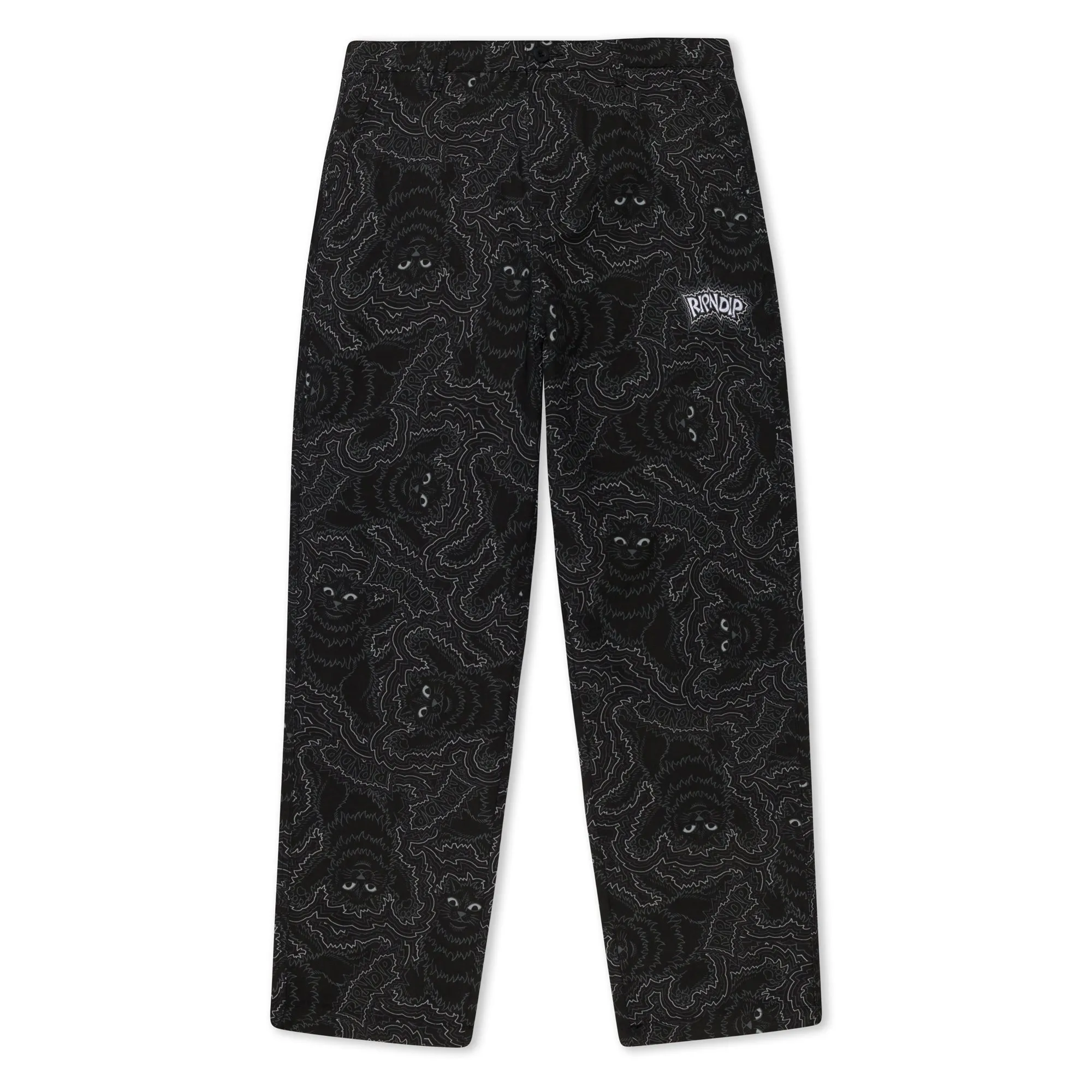 Big Pussy Energy Wide Leg Pants (Black) sold by Ripndip