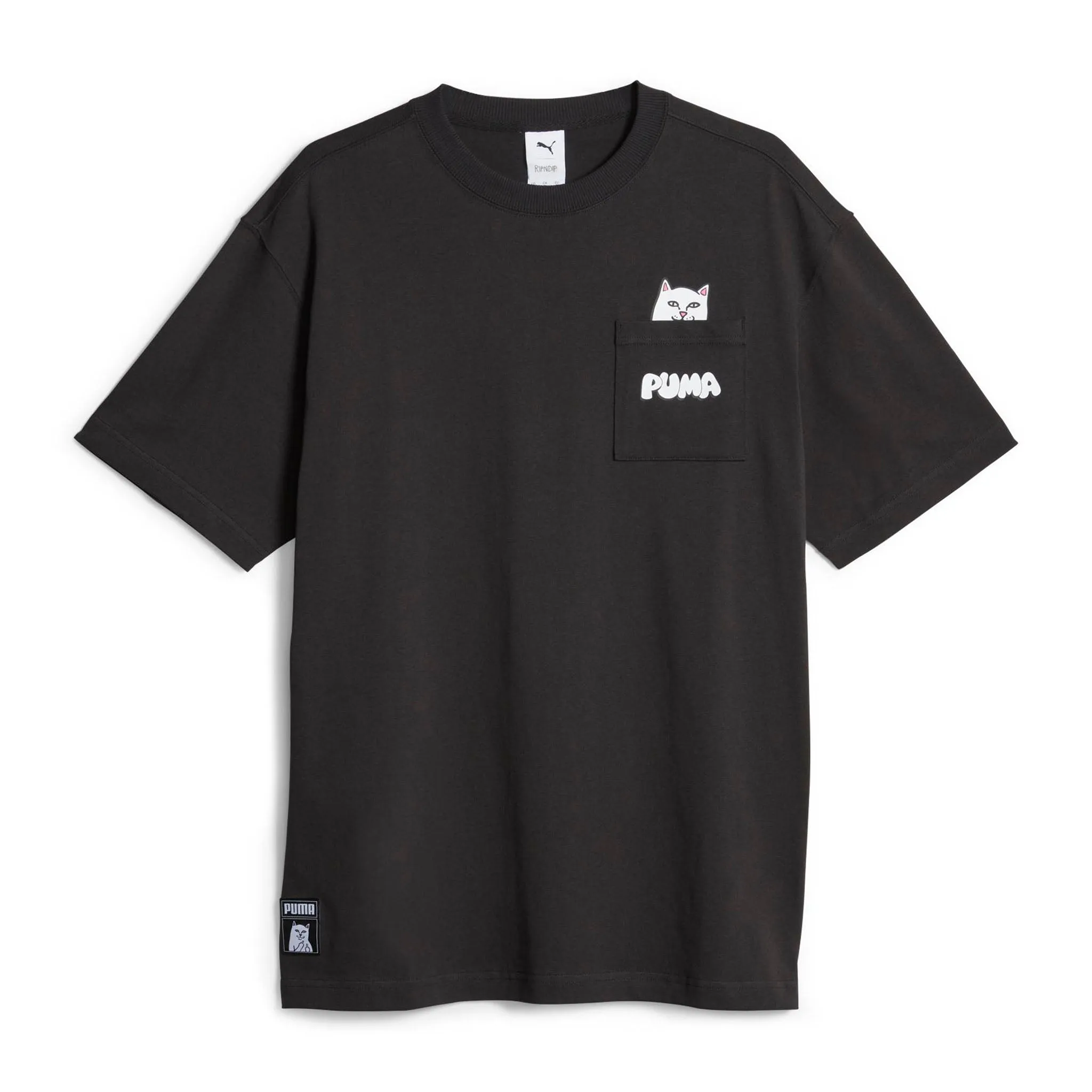 PUMA x RIPNDIP Lord Nermal Pocket Tee (Black) sold by Ripndip