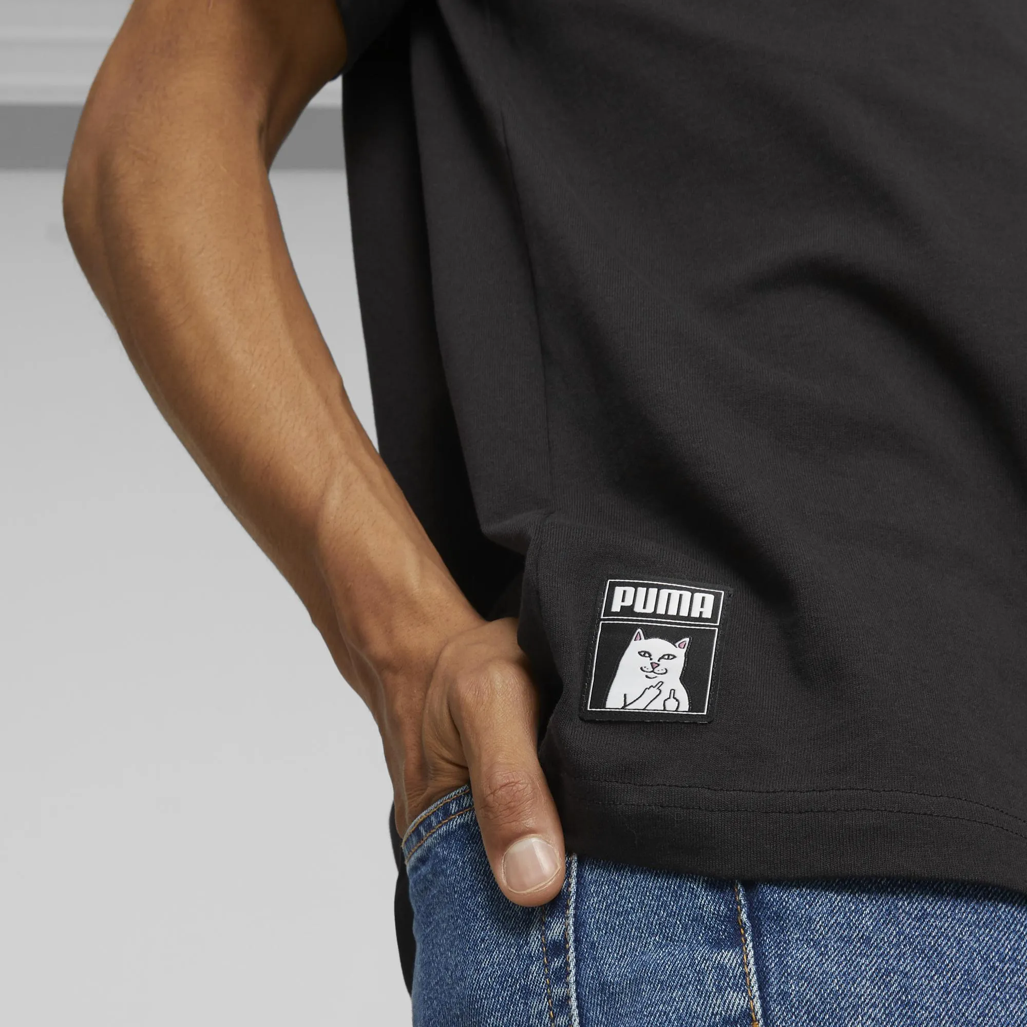 PUMA x RIPNDIP Lord Nermal Pocket Tee (Black) sold by Ripndip product image thumbnail 4