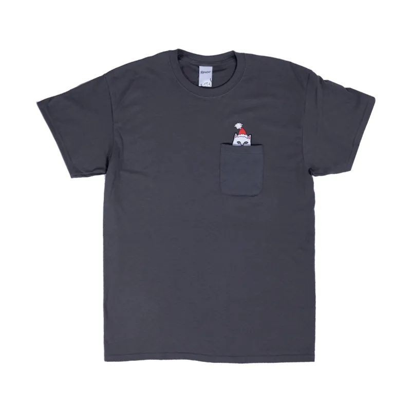 Lord Santa Pocket Tee (Charcoal) made by Ripndip