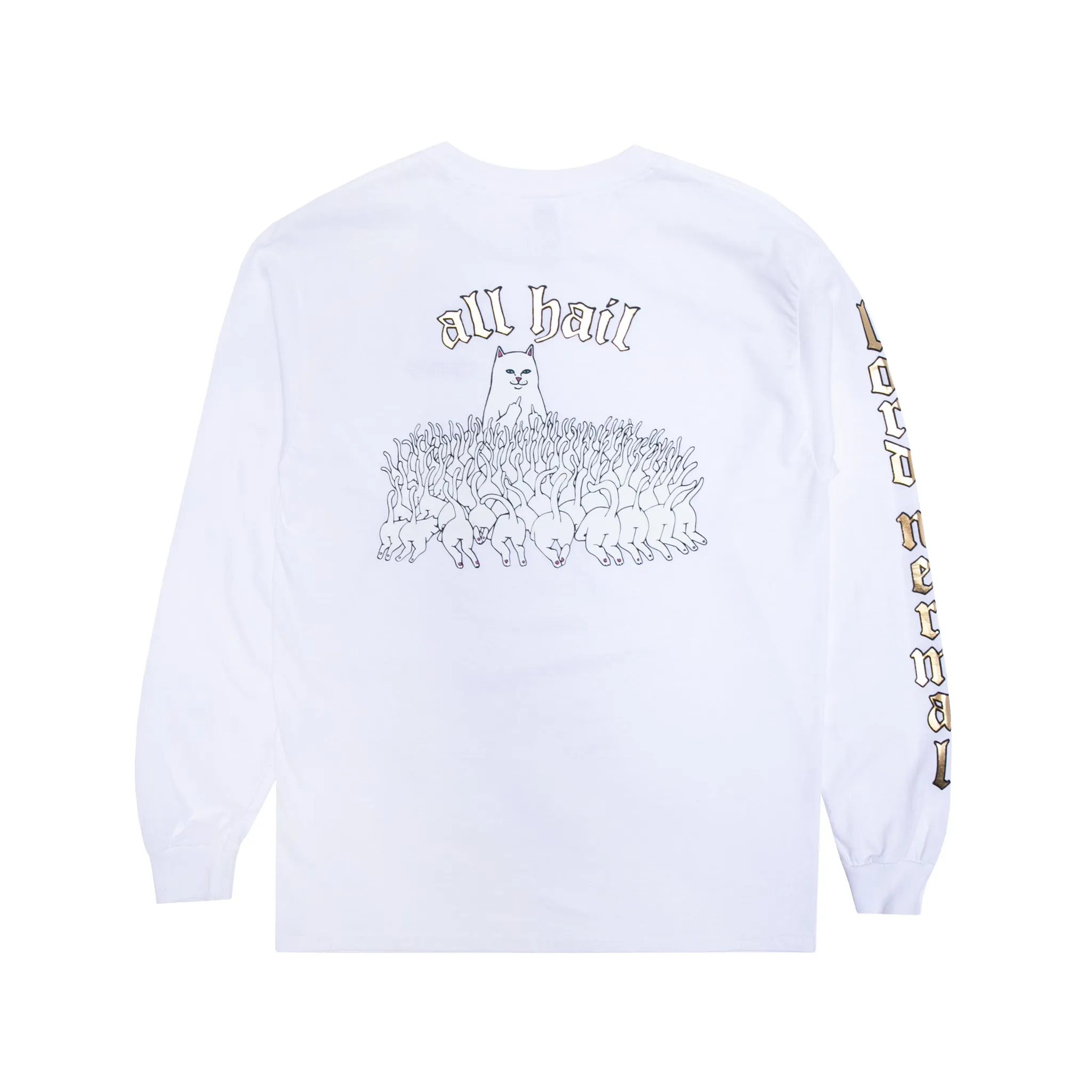 All Hail L/S (White) sold by Ripndip