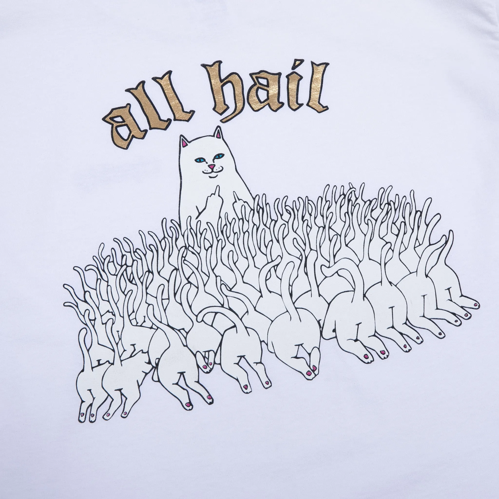 All Hail L/S (White) sold by Ripndip product image thumbnail 2