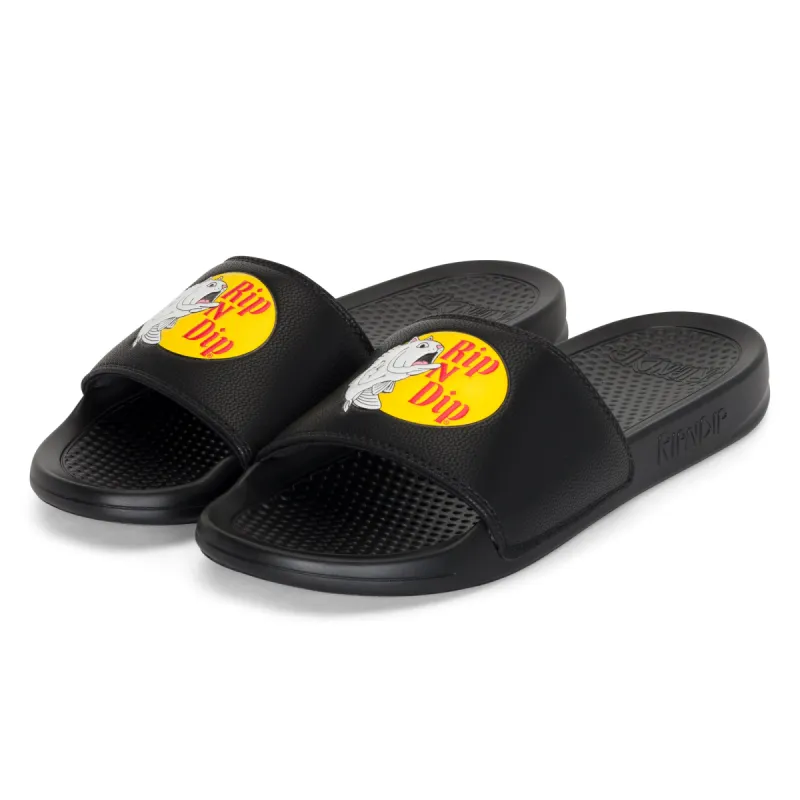Ripndip Ripped N Dipped Slides Black サンダル Ripped N Dipped Slides (Black) | Parallel