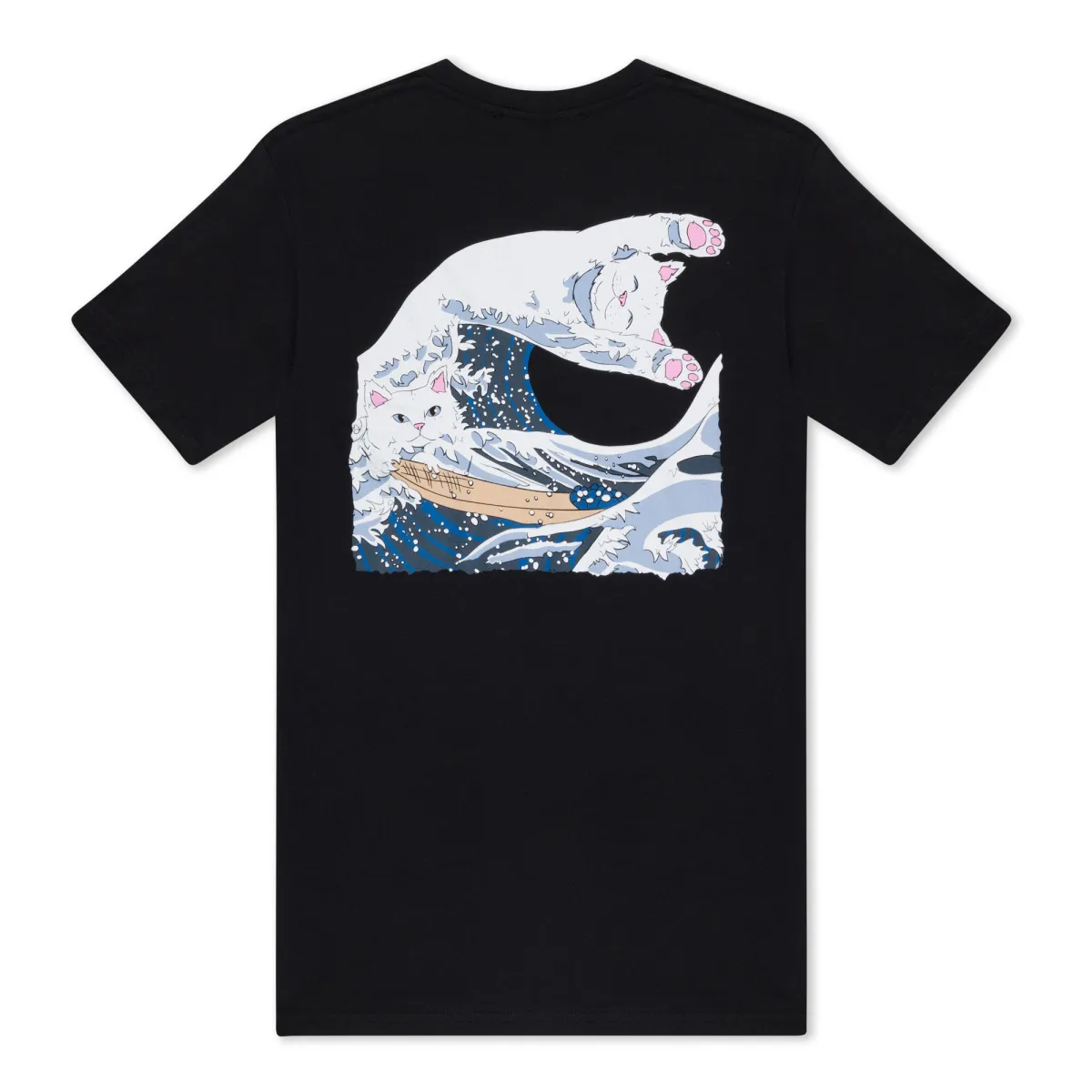 T-shirts RIPNDIP Nerm Wave Short Sleeve Tee Black (RNDSUM24148
