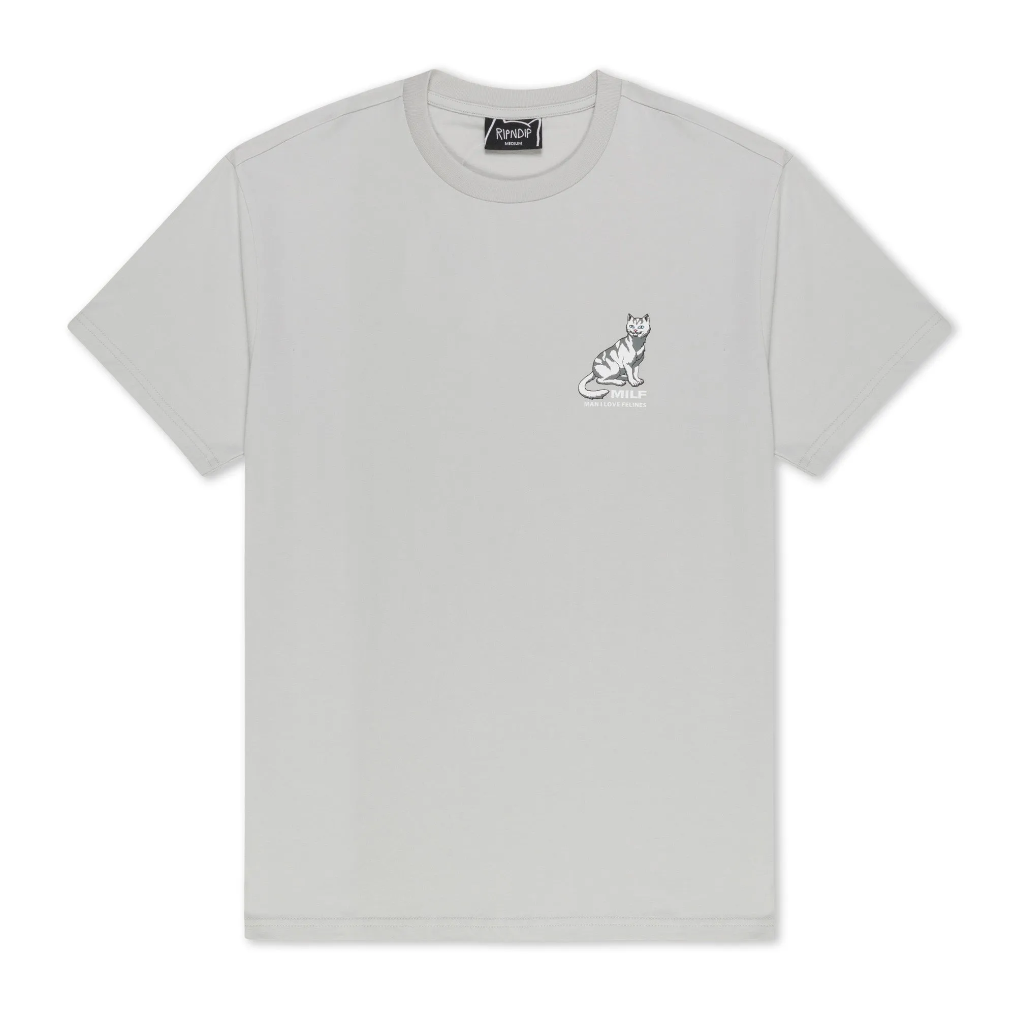 Man I Love Felines Tee (Grey) sold by Ripndip product image thumbnail 3