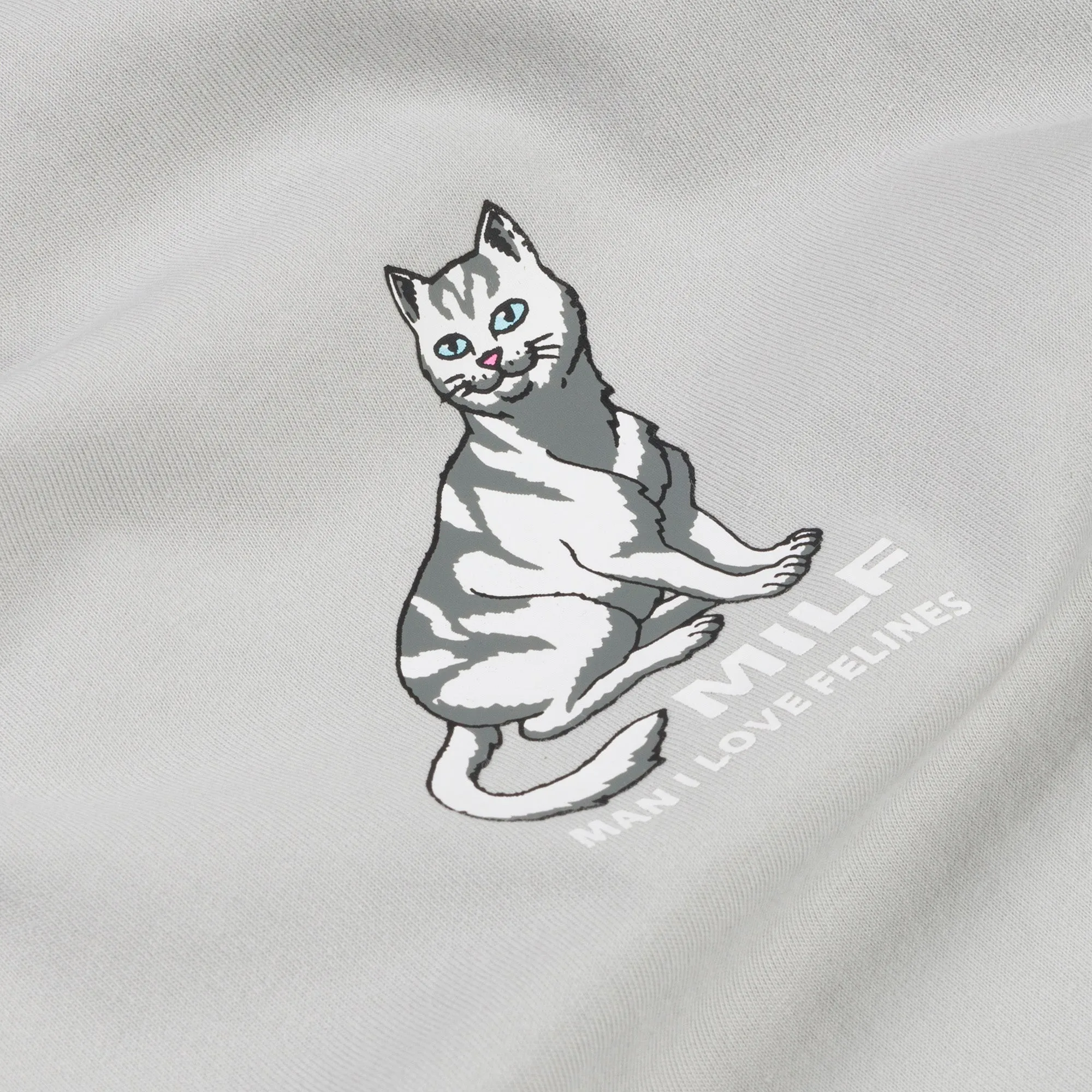 Man I Love Felines Tee (Grey) sold by Ripndip product image thumbnail 4