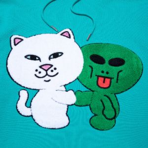 Buddy System Color Block Hoodie (Multi) sold by Ripndip