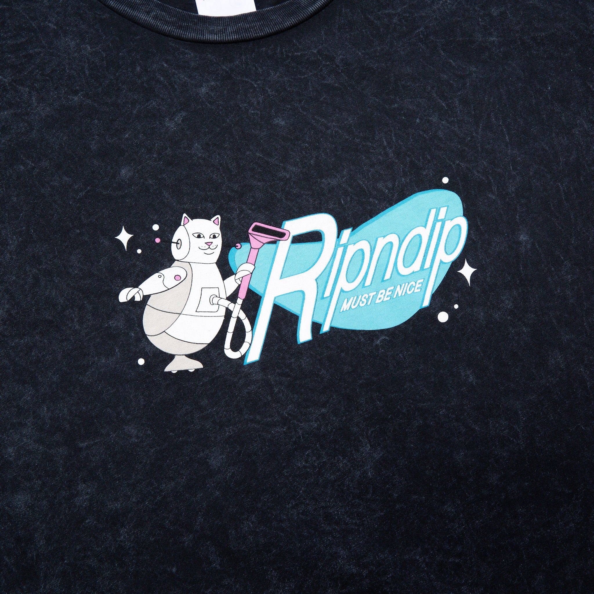 The Nermsons Tee (Black Mineral Wash) sold by Ripndip product image thumbnail 4