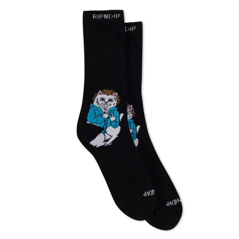 Killer Nerm Socks (Black) made by Ripndip