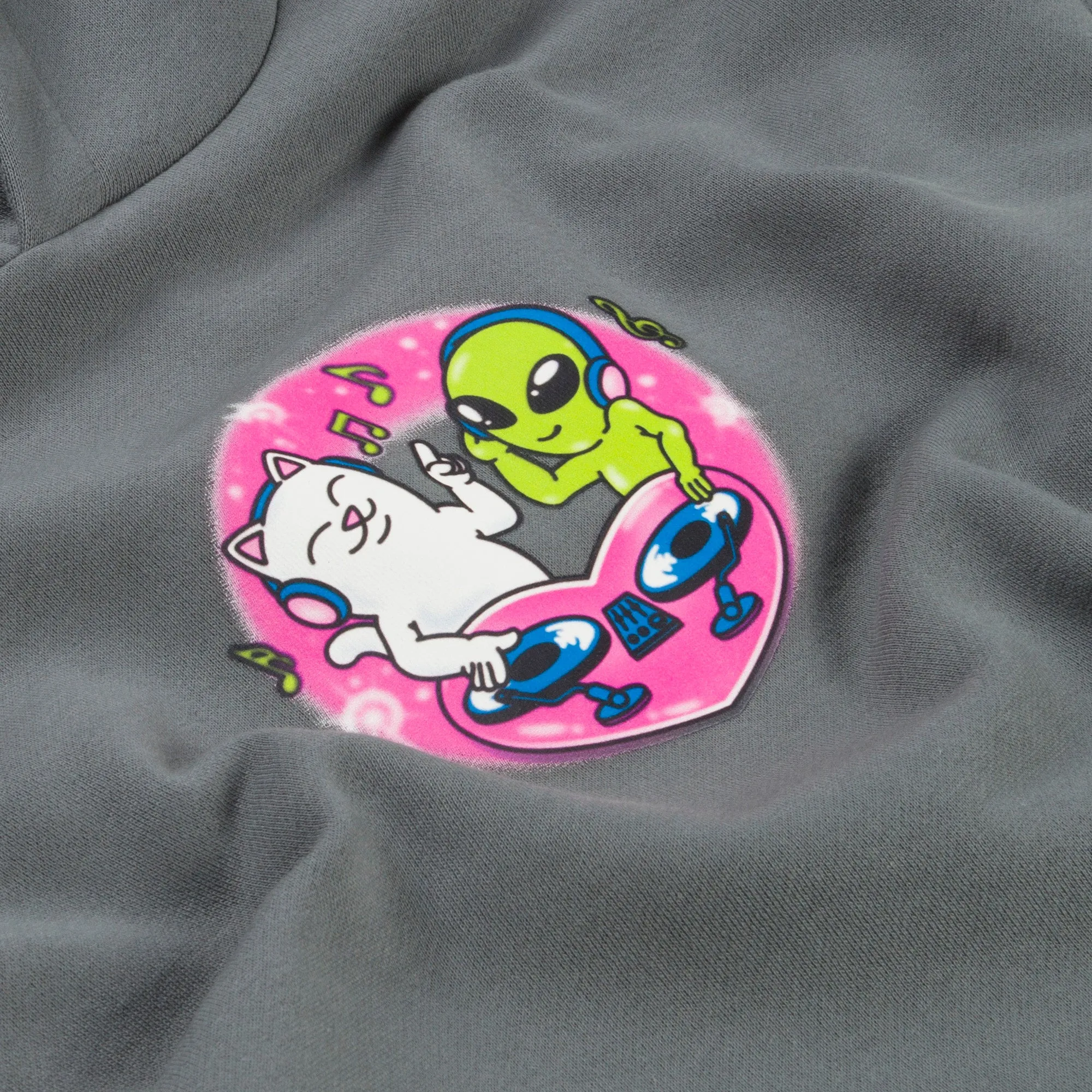 Love Is Ripndip Cropped Hoodie (Charcoal) sold by Ripndip product image thumbnail 3
