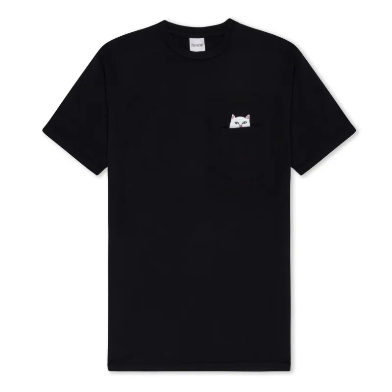 Lord Nermal Peace Pocket Tee (Black) sold by Ripndip