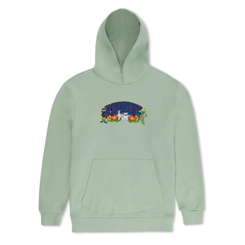 Summer Friends Hoodie (Sage) sold by Ripndip