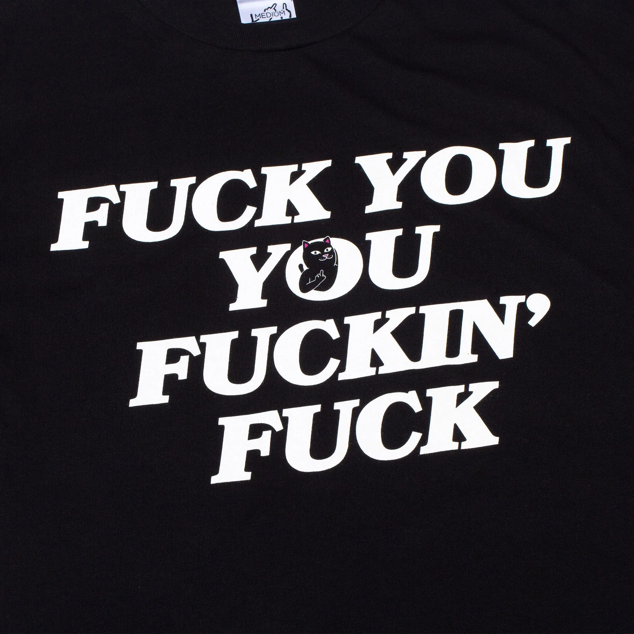 Fucking Fuck Tee (Black) sold by Ripndip product image thumbnail 2