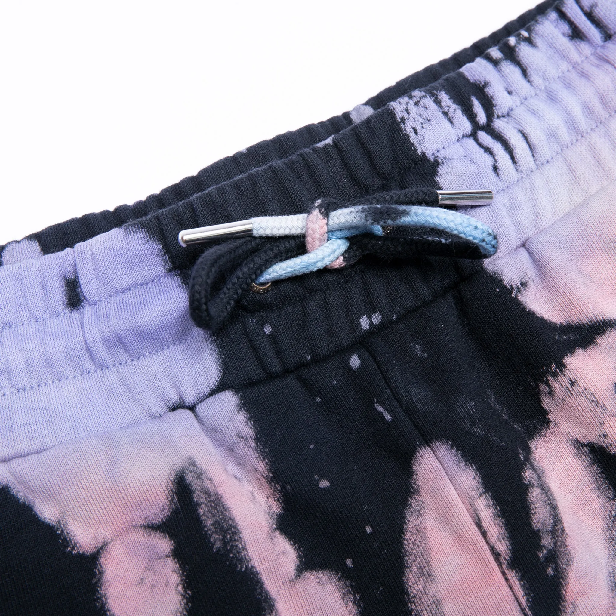 Blaze Sweatshorts (Black/Peach/Purple Tie Dye) sold by Ripndip product image thumbnail 5
