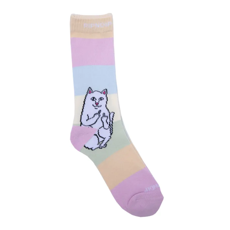 Lord Nermal Mid City Socks (Pastel) sold by Ripndip