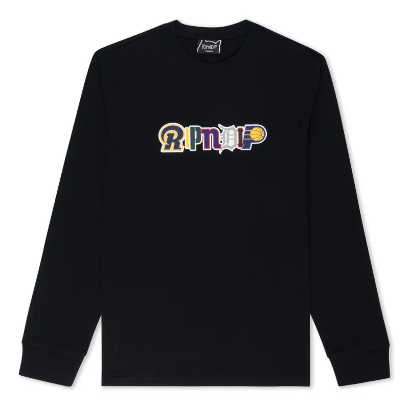Fan Fave Long Sleeve (Black) sold by Ripndip