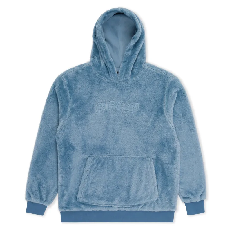 Waves Sherpa Hoodie (Light Slate) sold by Ripndip