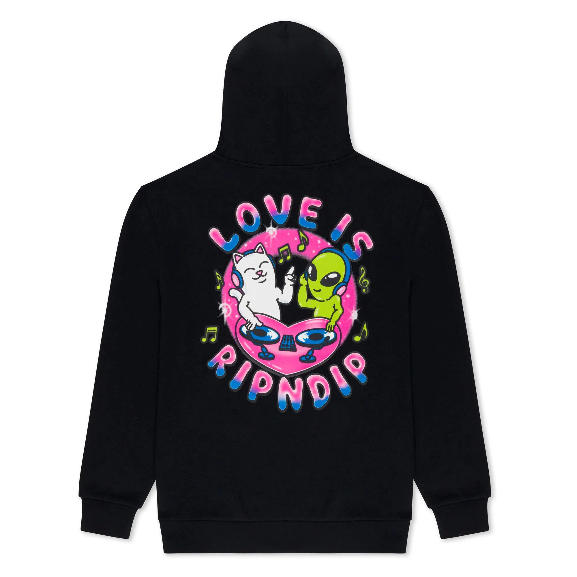 Love Is Ripndip Hoodie (Black) sold by Ripndip product image thumbnail 4