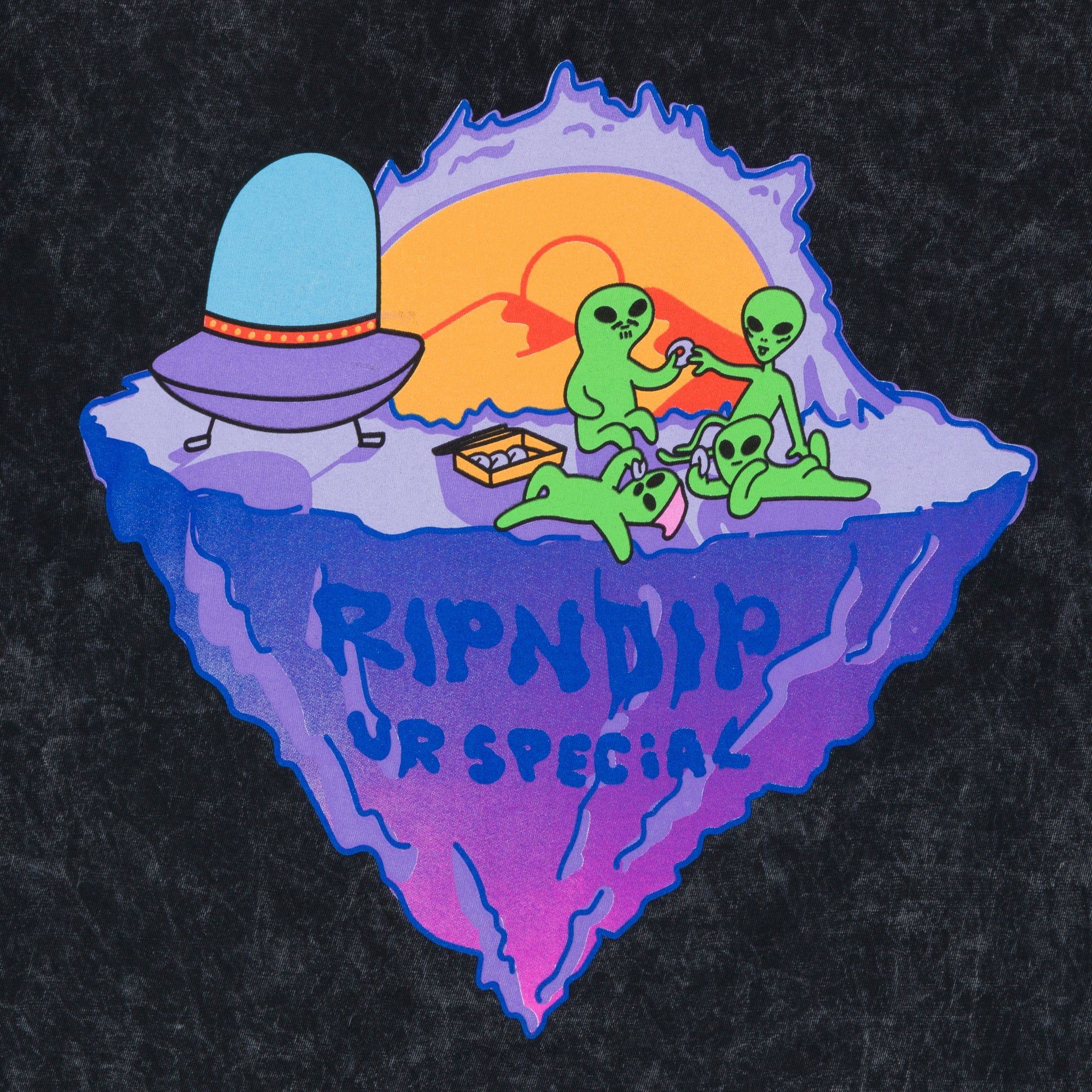 Planet Special Tee (Black Mineral Wash) sold by Ripndip product image thumbnail 5