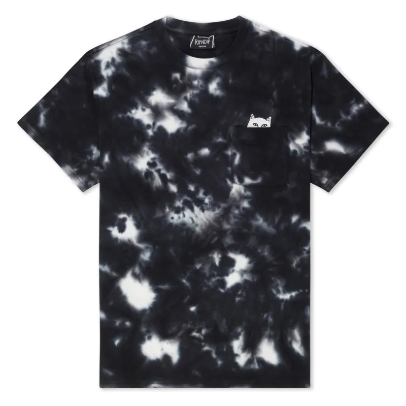 Lord Nermal Pocket Tee (Black Lightning Wash) sold by Ripndip