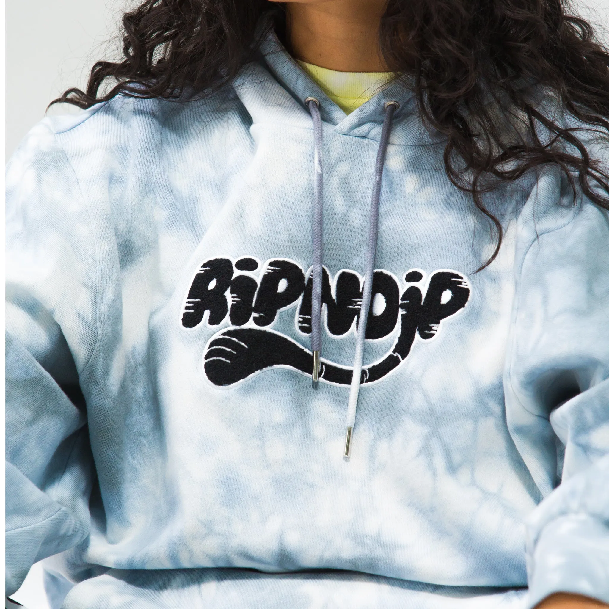 RIPNTAIL Hoodie (Grey Lightning Wash) sold by Ripndip product image thumbnail 2