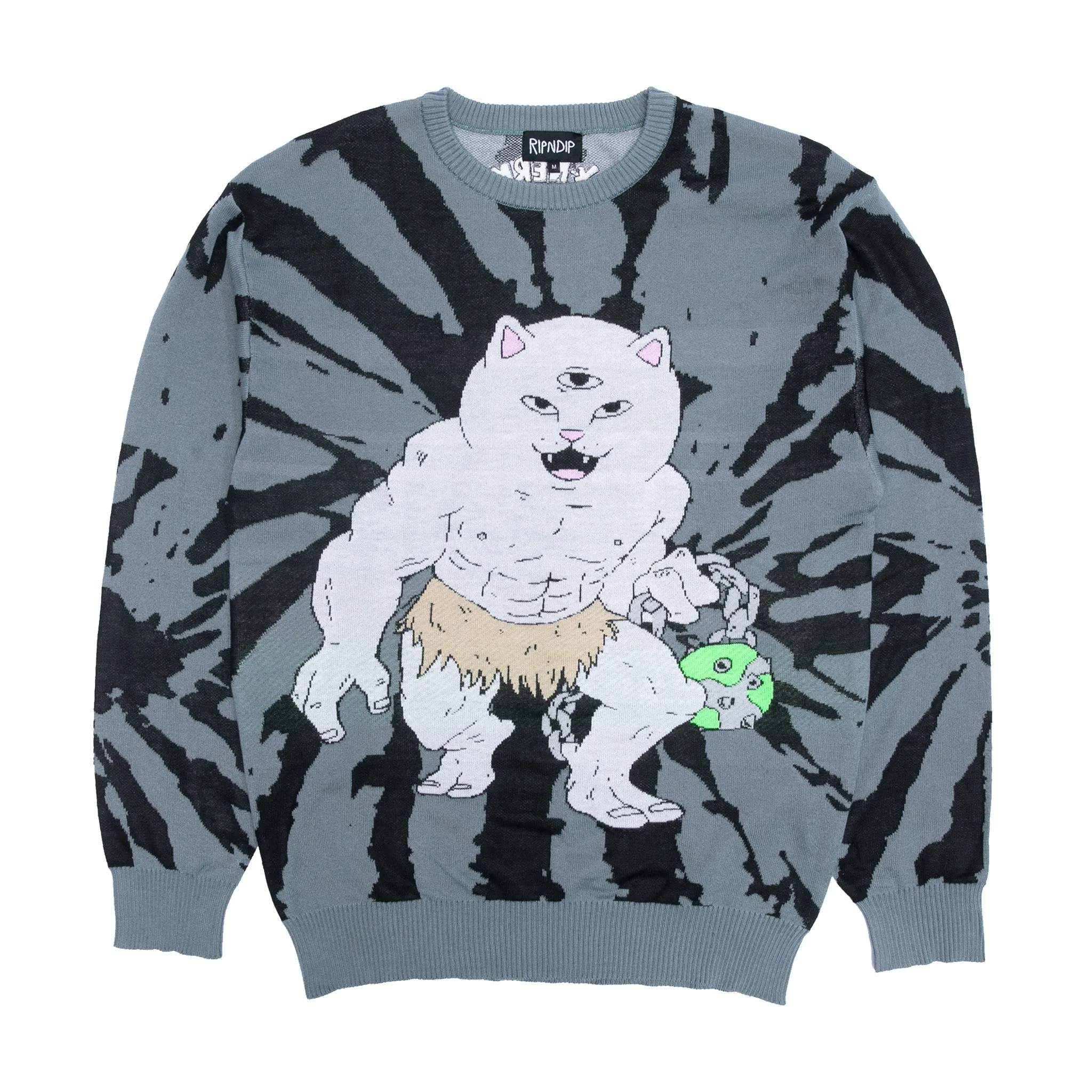 X Nerm Knit Sweater (Multi) sold by Ripndip