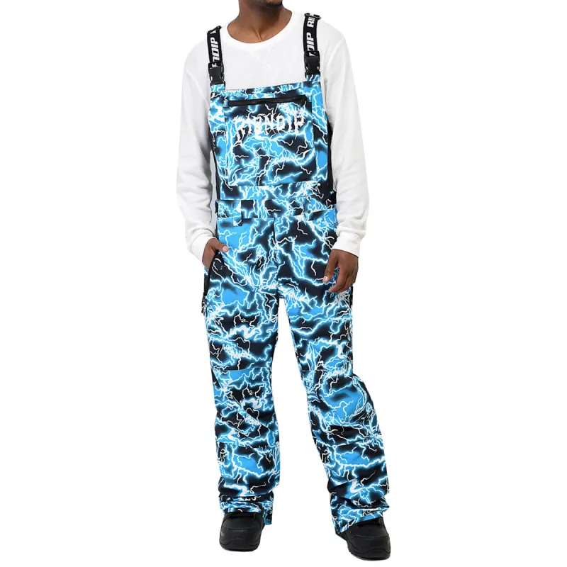 Nikola Snowboard Bib Pants (Black / Blue) sold by Ripndip
