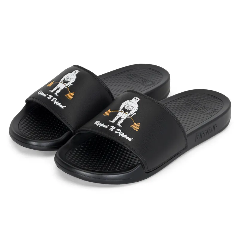 Ripped N Dipped Slides (Black) sold by Ripndip
