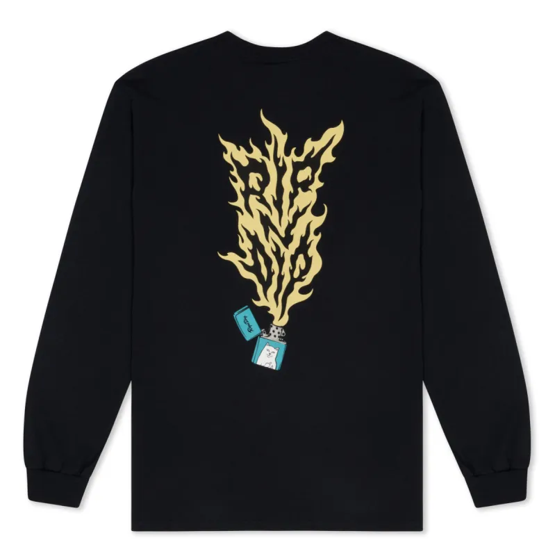 Ripnlit Long Sleeve (Black) sold by Ripndip
