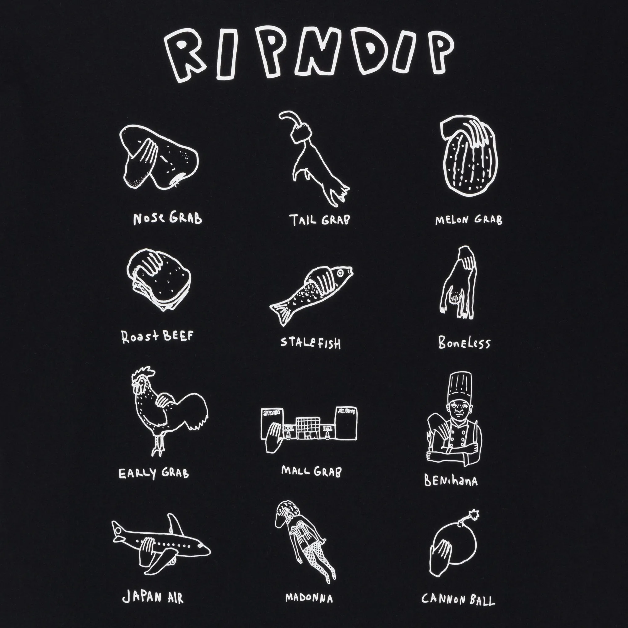 Grabs Tee (Black) sold by Ripndip product image thumbnail 4