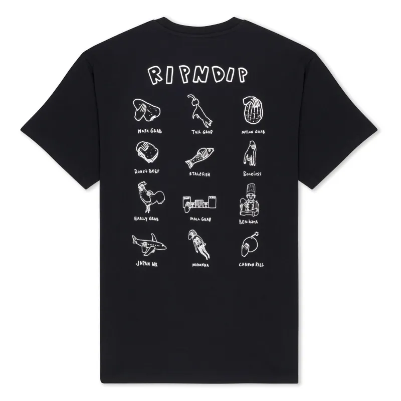 Grabs Tee (Black) sold by Ripndip